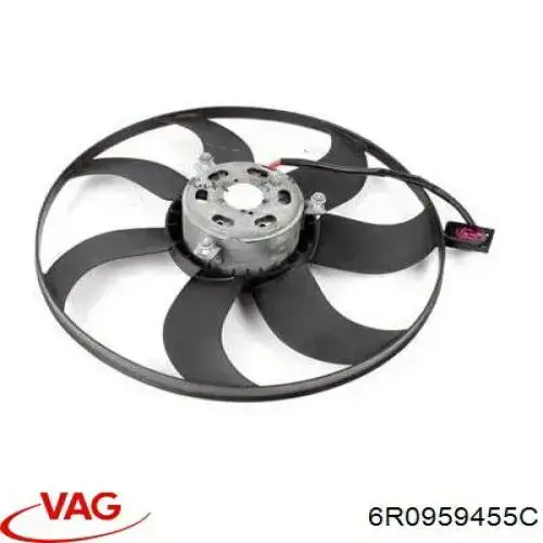 Вентилятор кондиционера 6R0959455C VAG