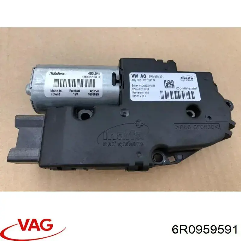 Мотор привода люка VAG 6R0959591 цена, от 49.52 USD