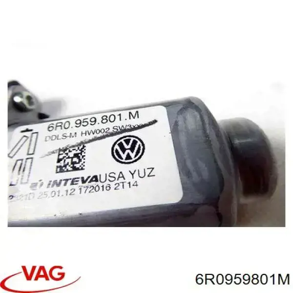 6R0959801M VAG Motor del elevalunas eléctrico original y equivalente