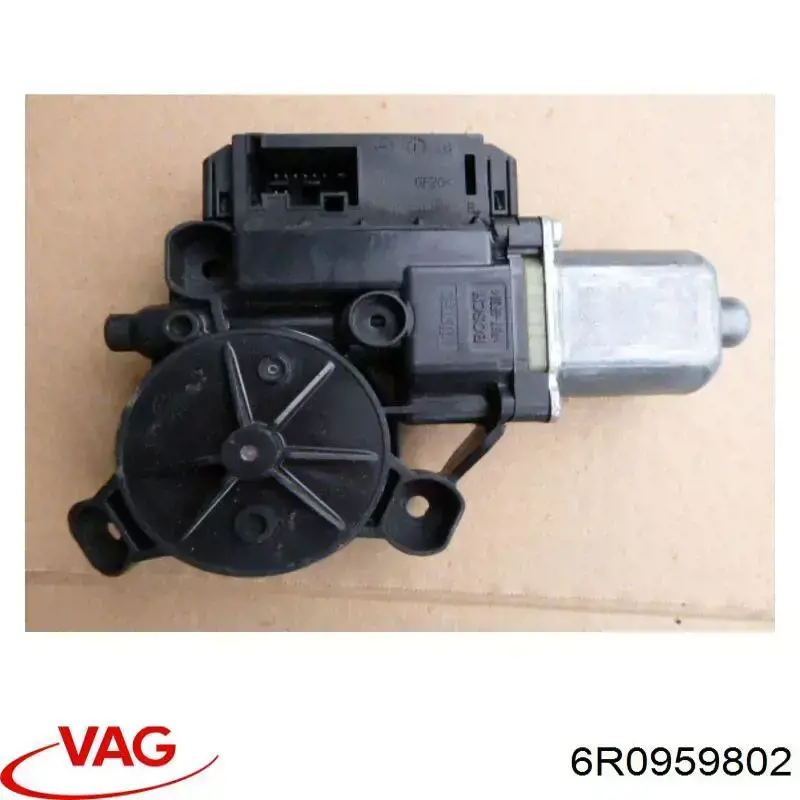 6R0959802 VAG Motor eléctrico, elevalunas, puerta delantera derecha original y equivalente