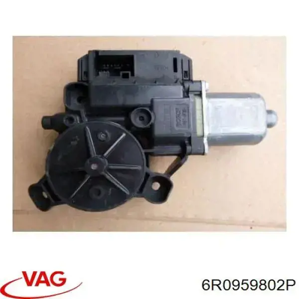 6R0959802P VAG Motor eléctrico, elevalunas, puerta delantera derecha original y equivalente