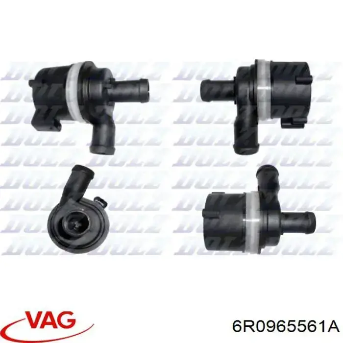 6R0965561A VAG Водяной насос охлаждения электрический дополнительный