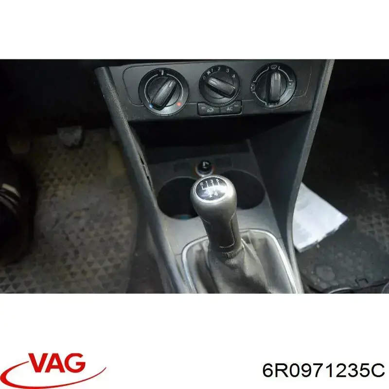 6R0971235C VAG Кабель массы аккумулятора (АКБ)