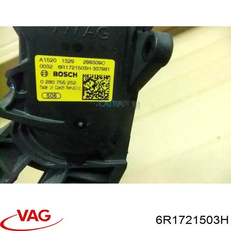 Купить 6R1721503H VAG Педаль газа