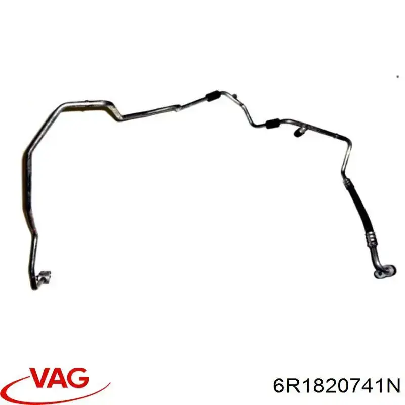 Шланг кондиционера, от компрессора к радиатору VAG 6R1820741N цена, от 57.01 USD