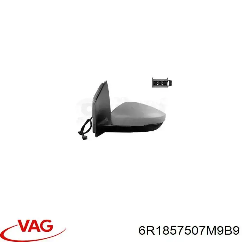 Зеркало заднего вида, левое VAG 6R1857507M9B9 цена, от 88.50 USD