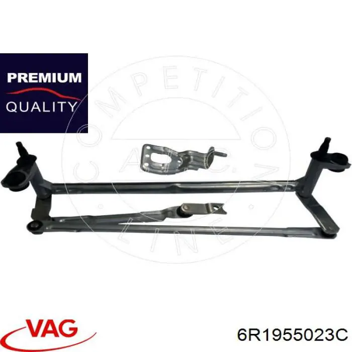 Trapézio de limpador pára-brisas 6R1955023C VAG