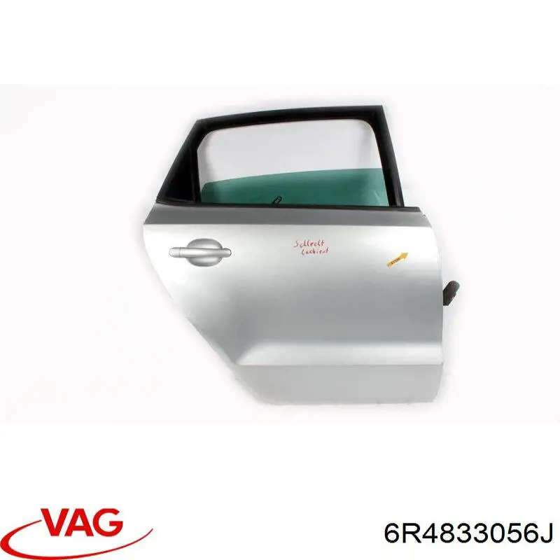 Дверь пассажирская задняя правая VAG 6R4833056J цена, от 124.15 USD