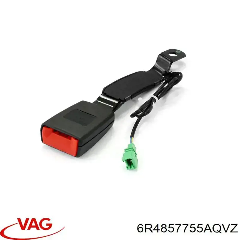 Купить 6R0857755BQVZ VAG Рычаг (замок) фиксации ремня безопасности передний левый