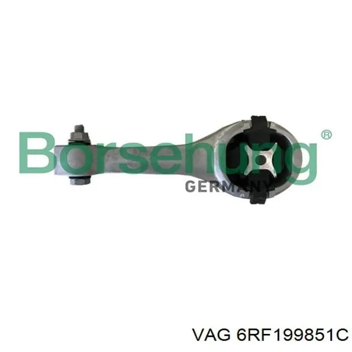 6RF199851C VAG Coxim (suporte) traseiro de motor