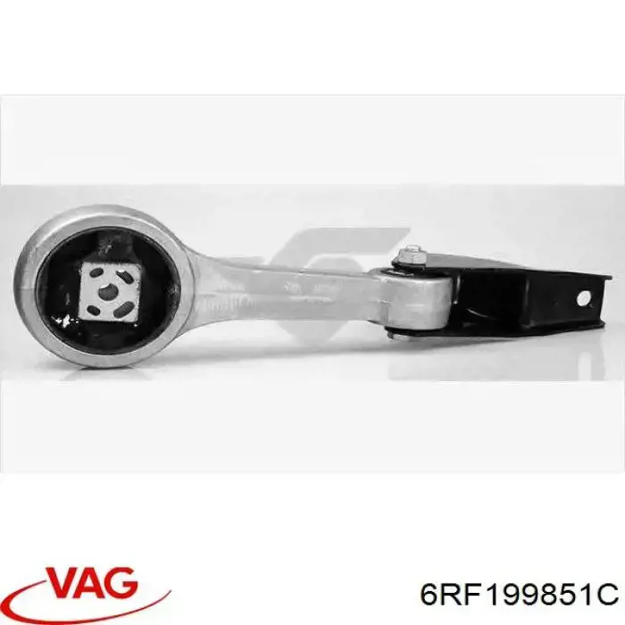 6RF199851C VAG Coxim (suporte) traseiro de motor