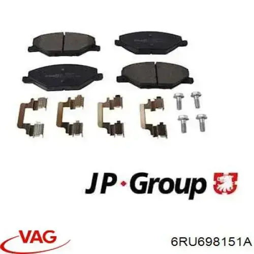 Тормозные колодки VAG 6RU698151A
