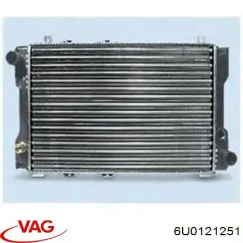 6U0121251 VAG радиатор