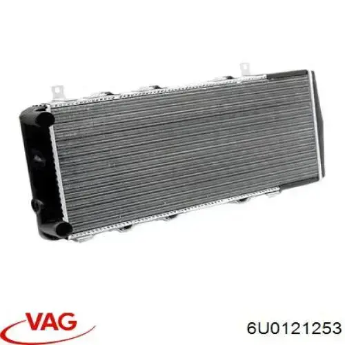 6U0121253 VAG радиатор