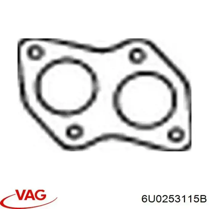 Прокладка глушителя 005407452 VAG