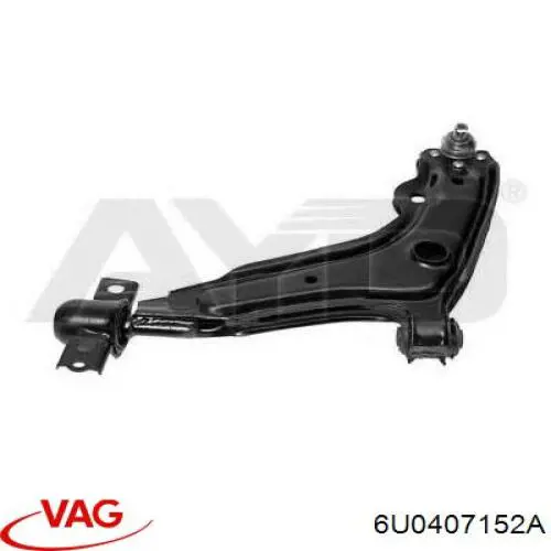 Купить 6U0407152A VAG Нижний правый рычаг передней подвески