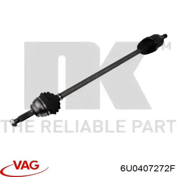 Привод передний правый VAG 6U0407272FX цена, от 71.48 USD