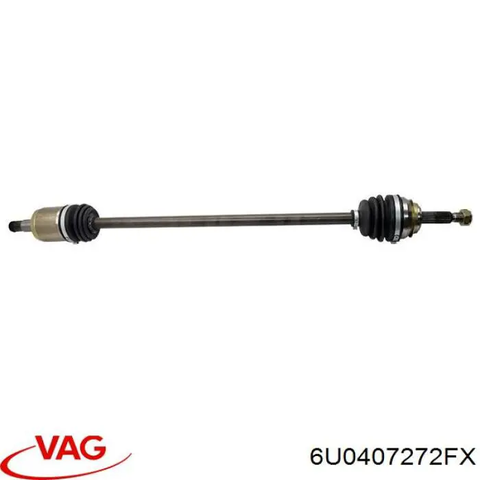 6U0407272FX VAG Полуось передняя, правая