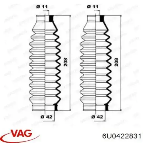 Купить 6U0422831 VAG 