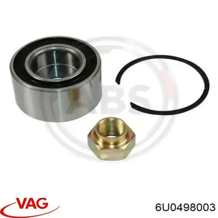 Підшипник маточини передньої 6U0498003 VAG/Skoda