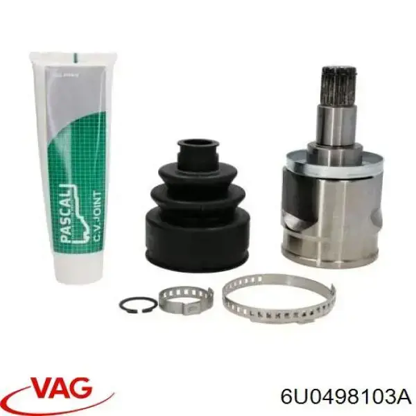 Шарнир угловых скоростей внутренний передний VAG 6U0498103A цена, от 31.71 USD
