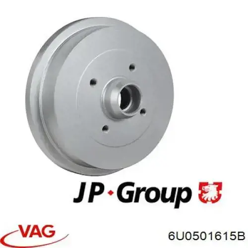 Барабан тормозной задний VAG 6U0501615B цена, от 29.50 USD