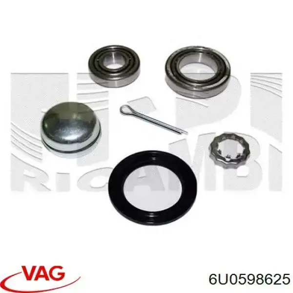 Подшипник задней ступицы 6U0598625 VAG