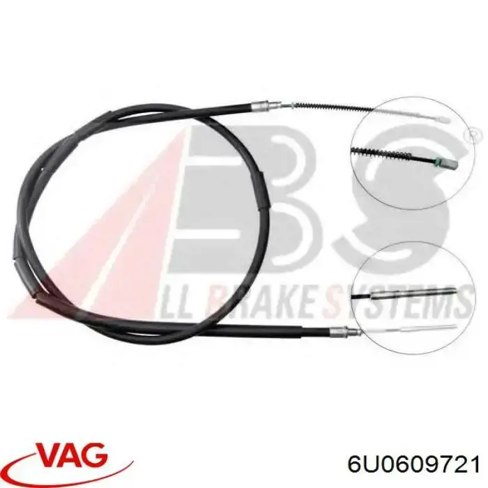 Купить 6U0609721 VAG Тормоз стояночный