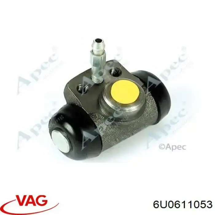 6U0611053 VAG цилиндр тормозной колесный рабочий задний