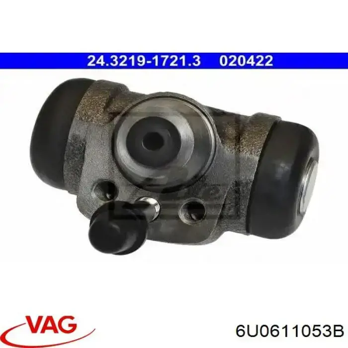 6U0611053B VAG цилиндр тормозной колесный рабочий задний