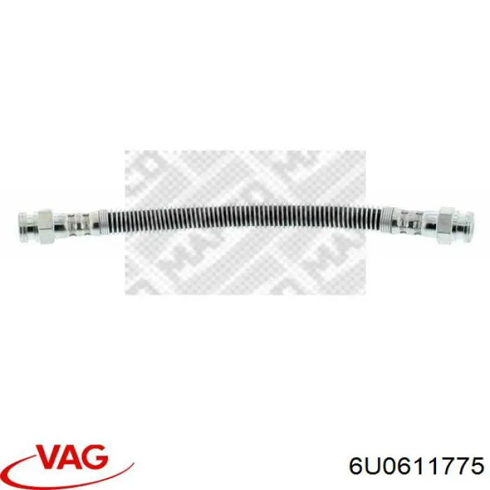 Тормозной шланг задний VAG 6U0611775 цена, от 4.31 USD
