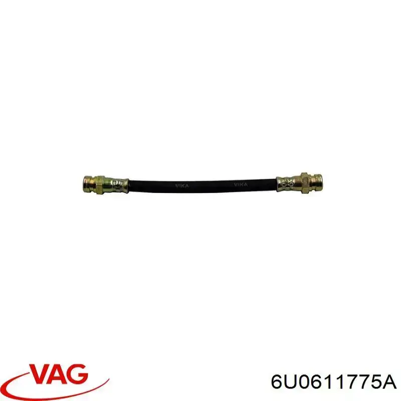 Задний тормозной шланг 6U0611775A VAG
