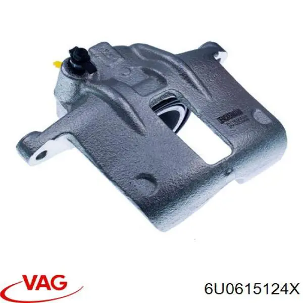 6U0615124X VAG Суппорт тормозной, передний, правый