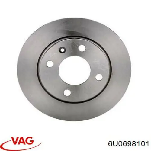 6U0698101 VAG диск тормозной передний