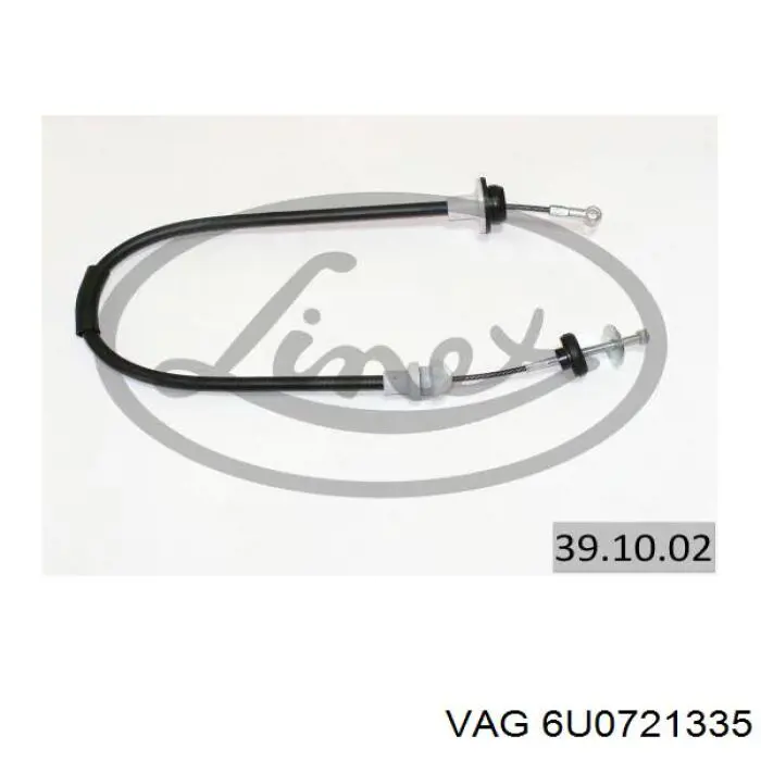 Купить 6U0721335 VAG Трос сцепления