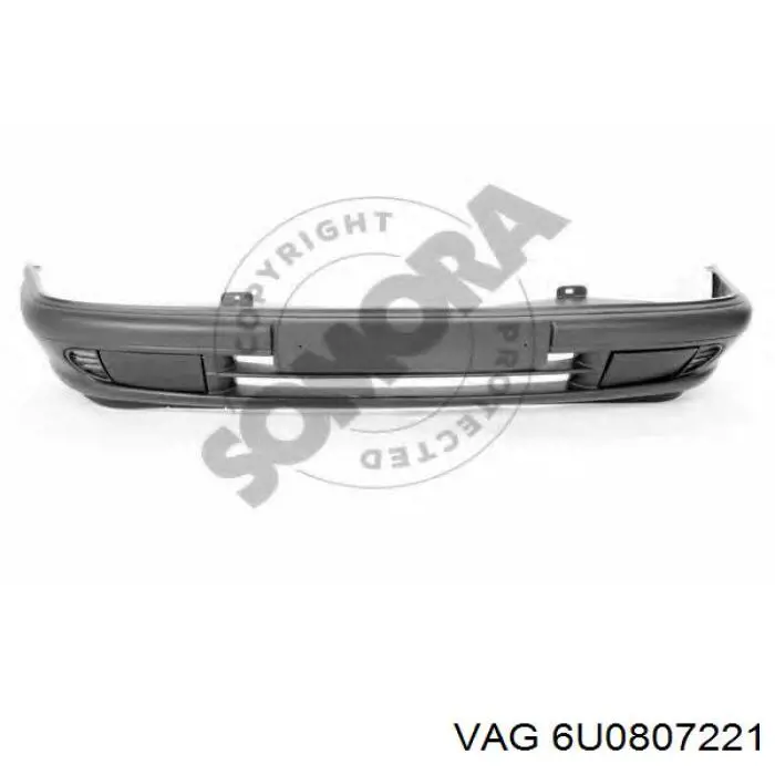 Купить 6U0807221 VAG Буфер (бампер) передний