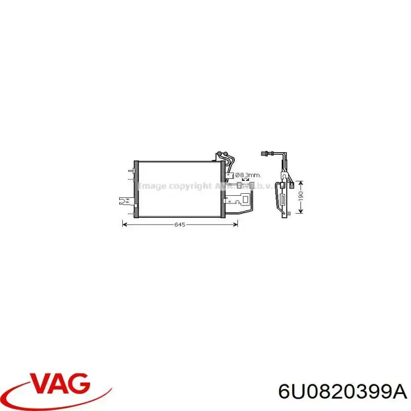 Compre Radiador de aparelho de ar condicionado Skoda Felicia 1