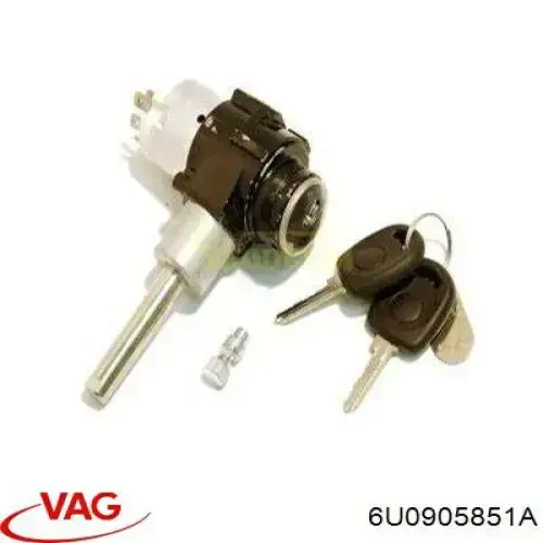 Замок зажигания 6U0905851A VAG