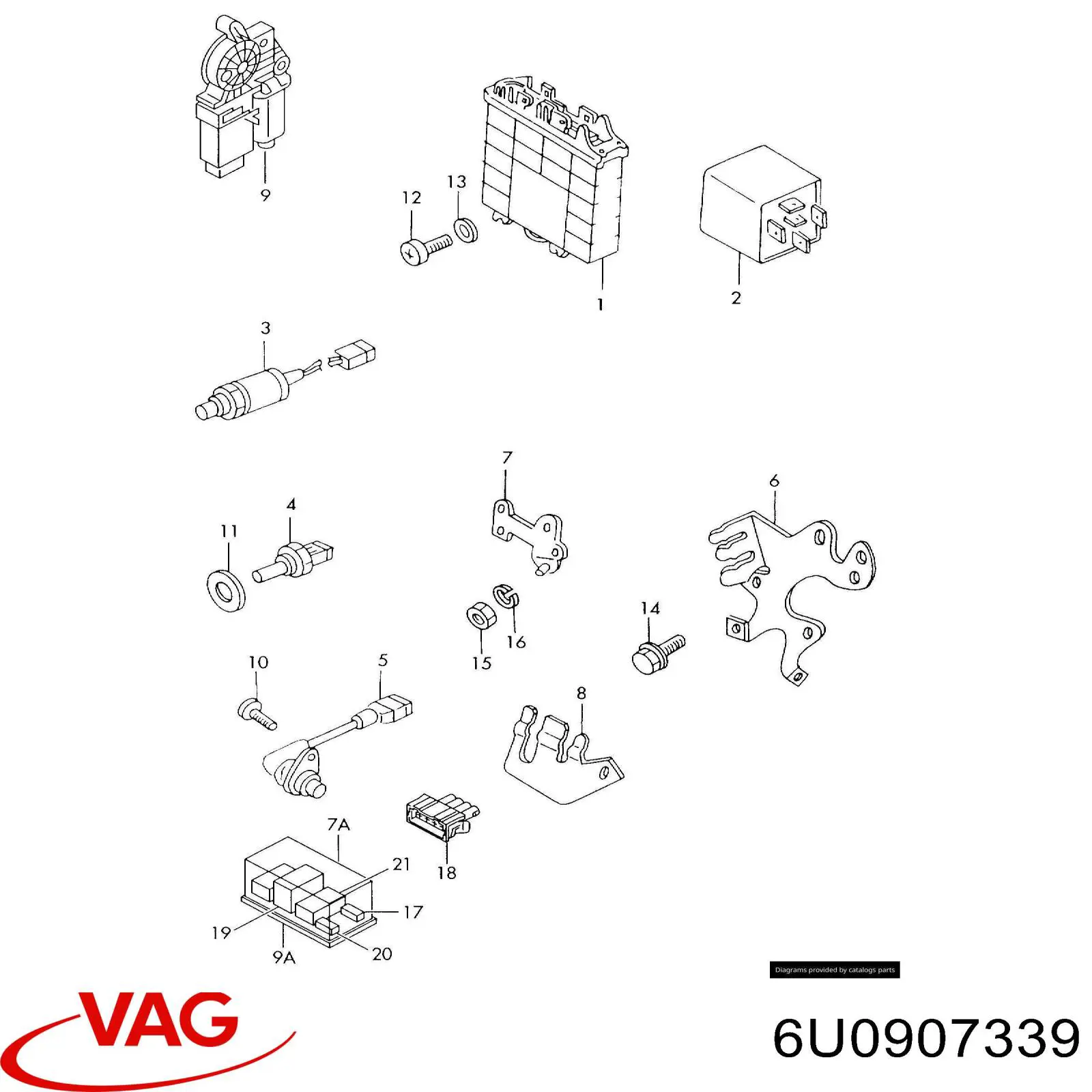 Купить 6U0907339 VAG 