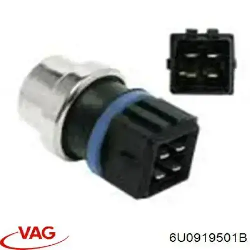 Купить 6U0919501B VAG Термодатчик охлаждающей жидкости