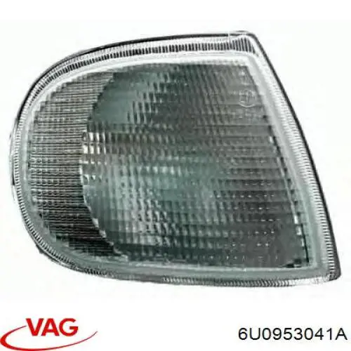 Указатель поворота левый 6U0953041A VAG