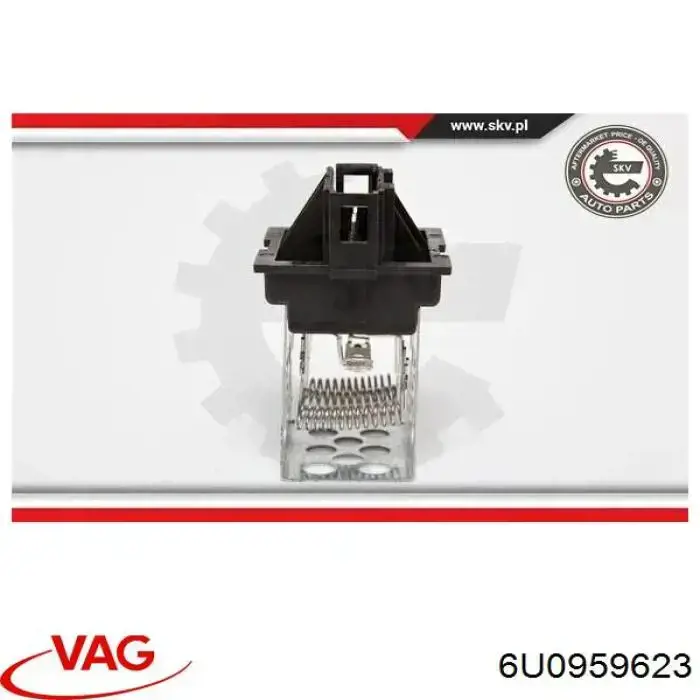 Реле отопителя VAG 6U0959623 цена, от 7.05 USD
