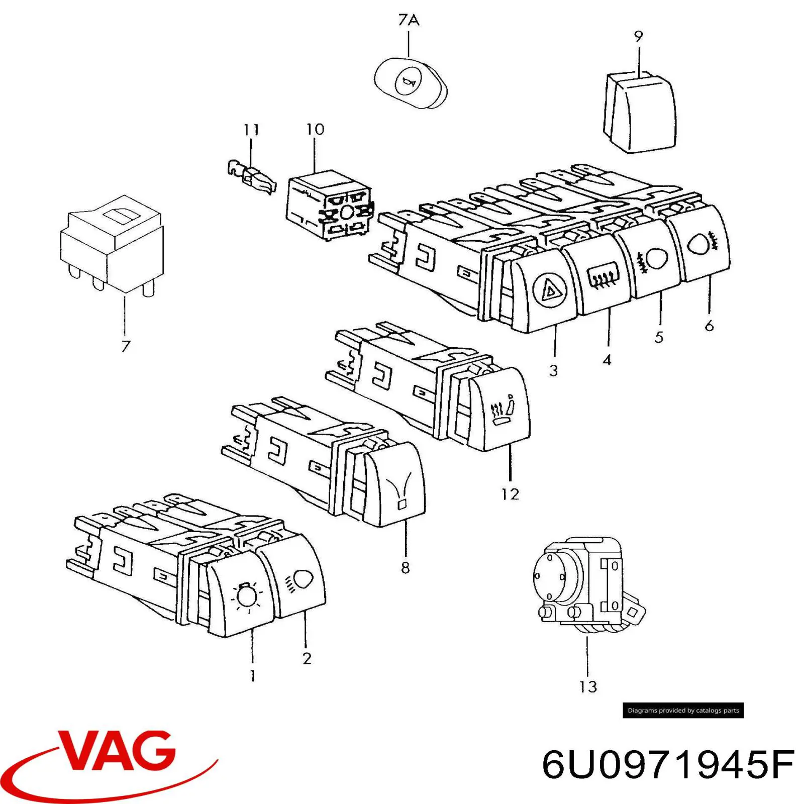6U0971945F VAG 