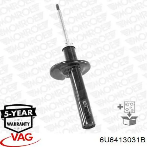 Стойка амортизатора передняя VAG 6U6413031B цена, от 40.79 USD