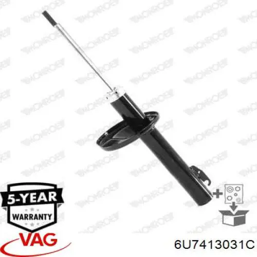 Стойка амортизатора передняя VAG 6U7413031C цена, от 43.44 USD