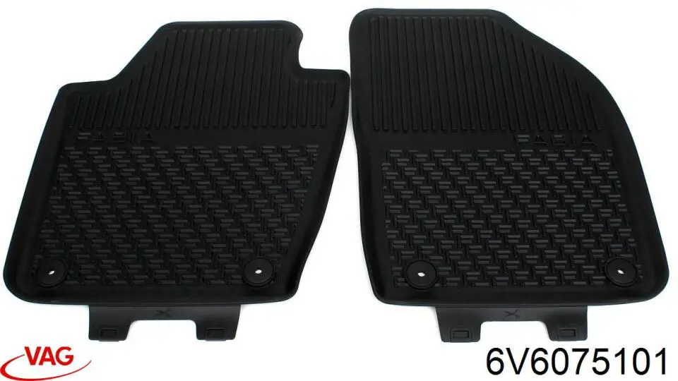 Задние брызговики 6V6075101 VAG