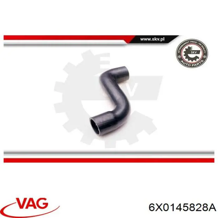 Шланг/патрубок интеркуллера VAG 6X0145828A цена, от 15.41 USD