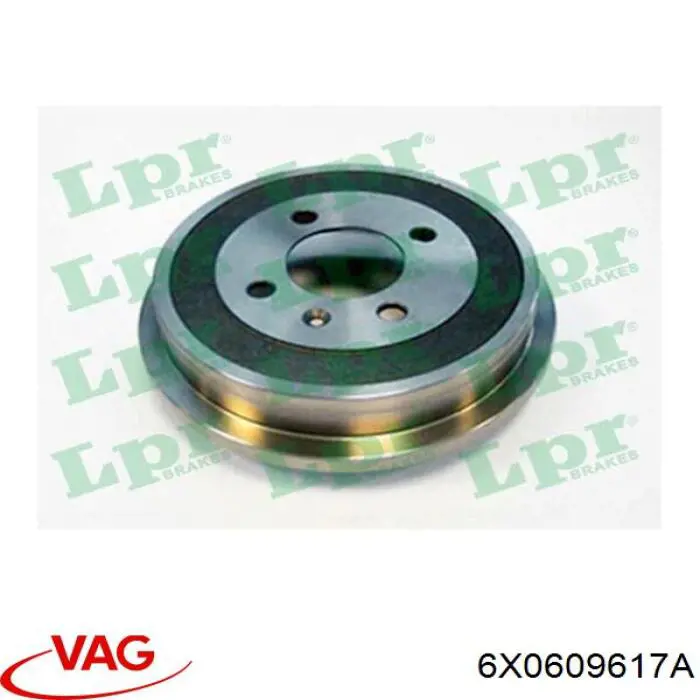 Задний барабан VAG 6X0609617A