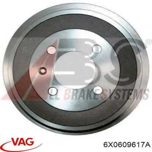 Барабан тормозной задний VAG 6X0609617A цена, от 24.69 USD