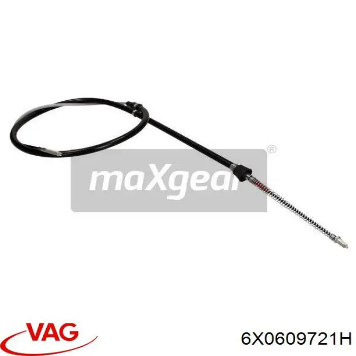 Задний трос ручника VAG 6X0609721H цена, от 9.31 USD